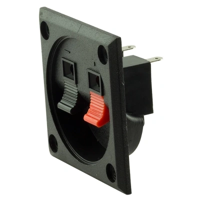 Bass Kabin Terminali 5.5cm x 5.5cm - Kare Subwoofer Kabin Terminali - Kabin Ses Portu