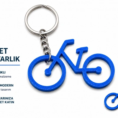 Bisiklet Anahtarlık , Mavi Bisiklet Araç Anahtarlık - Bisiklet Araba Anahtarlığı