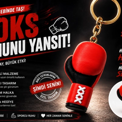 Boks Eldiveni Anahtarlık , Boks Eldiveni Anahtarlık - Boks Eldiveni Araba Anahtarlığı