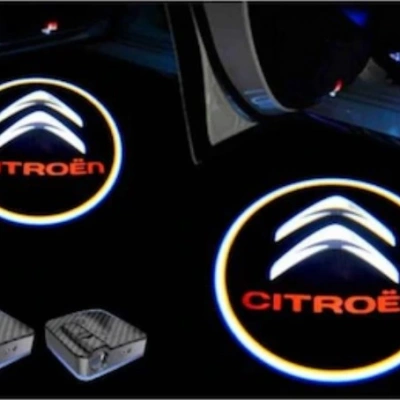 Citroen Kapı Altı Led Logo - Citroen Hayalet Logo Mesafe Sensörlü - Yeni Nesil , Pilli , Yapıştırmalı Kapı Logo