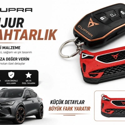 Cupra Anahtarlık , Cupra Panjur Görünümlü Araç Anahtarlık - Cupra Araba Anahtarlığı