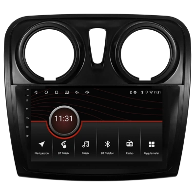 Dacia Lodgy Android Teyp – Dacia Lodgy ( 2013 - 2017 ) Oem Android Multimedya – Dacia Lodgy Android Double Teyp