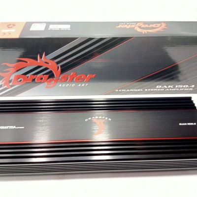 Dragster Amfi – 4 x 150 RMS AB CLASS Ses ve Bass Amfisi – Dragster DAK-150.4 Oto Anfi