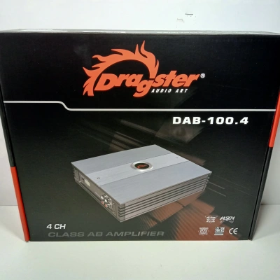 Dragster Amfi – 4x100 RMS AB Class Ses ve Bass Amfisi – Dragster DAB-100.4 Oto Anfi