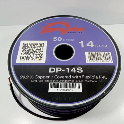 Dragster Bakır Amfi Hoparlör Kablosu 14GA – %100 Bakır – OFC Dragster 14GA Anfi Bass Kablosu – 5 Metre