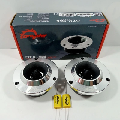 Dragster Dome Tweeter 10cm – Dragster DTX-366 Titanyum 100w 50RMS 10cm Dome Tiz