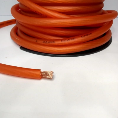 Edison 4GA Amfi Güç Kablosu - Aküden Çekilen Anfi Artı Kablosu 4GA  - 5 Metre