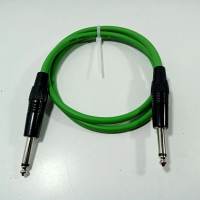 Enstrüman Kablosu - El Yapımı %100 Bakır 6.35mm Jaklı Enstruman Kablosu - 1 Metre