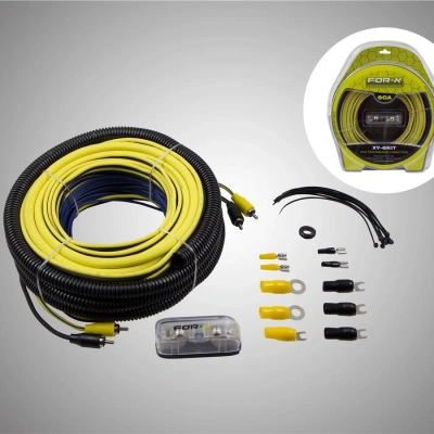 For-x 6GA Amfi Kablo Seti Kaliteli – Profesyonel Anfi Kablosu Seti 6 GA