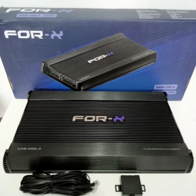 For-x Amfi – 4 x 200 RMS Ses ve Bass Amfisi – For-x 200.4 AB Class Oto Anfi