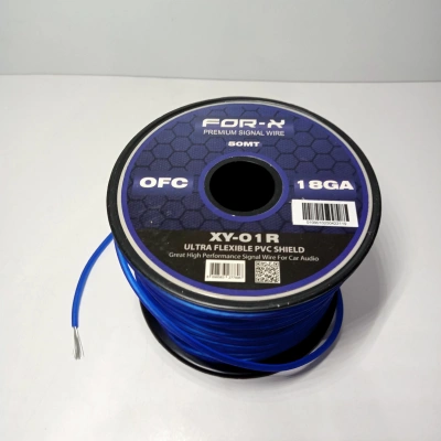 For-x Amfi Tetikleme Kablosu - OFC , %100 Bakır Amfi Tetikleme Kablosu - Anfi Rem Kablosu - 5 Metre