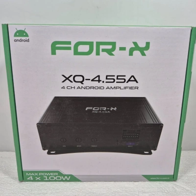 For-x Android Amfi - For-x XQ-4.55A Android Amfi - Amfi Tesisatı Gerekmeyen Android Teybe Ses Güçlendirici Amfi