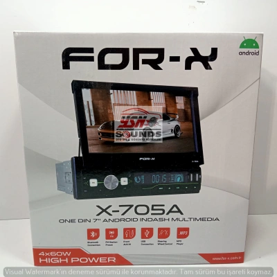 For-x Android İndash Teyp – For-x X-705A İndash Ekranlı Teyp – Park Kamerası Hediyeli