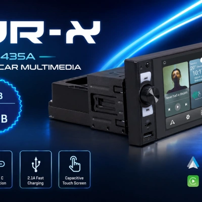 For-x Android Teyp – 6″ 2 Ram 32 Hafıza - İnce Kasa Android Multimedya – For-x X-435A Universal Android Teyp