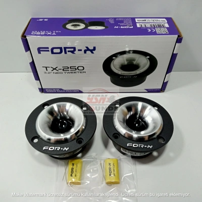 For-x Dome Tweeter 8cm – 100w 50RMS For-x TX-250 8cm Dome Tiz