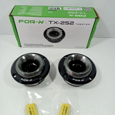 For-x Dome Tweeter 8cm – 100w 50RMS For-x TX-252 8cm Dome Tiz