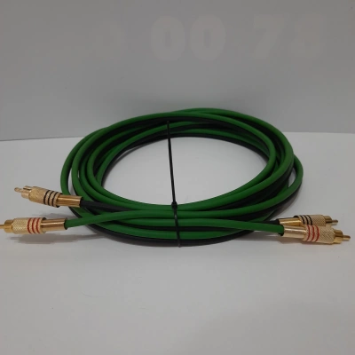 For-X El Yapımı %100 Bakır OFC Rca Kablosu - 5 Metre