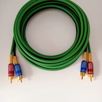 For-X El Yapımı Rca Kablosu %100 Bakır Ses Aktarım Kablosu - 5 Metre