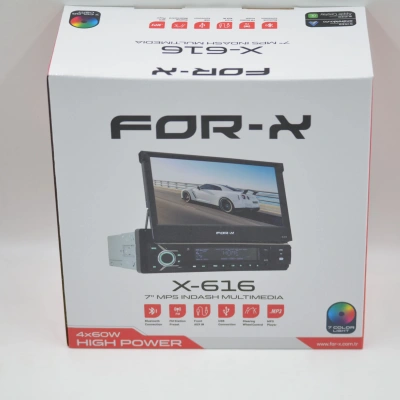 For-x İndash Teyp – For-x X-616 İndash Kızaklı Ekranlı Teyp – Park Kameralı