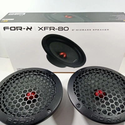 For-x Midbass 20cm – For-x XFR-80 360w 180RMS 20cm Midbass Hoparlör - Demir Kapaklı