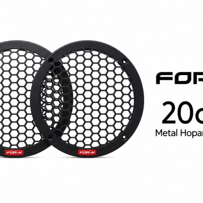 For-x Midrange Kapağı 20cm - For-x 20cm Metal Hoparlör Kapak - 2 Adet