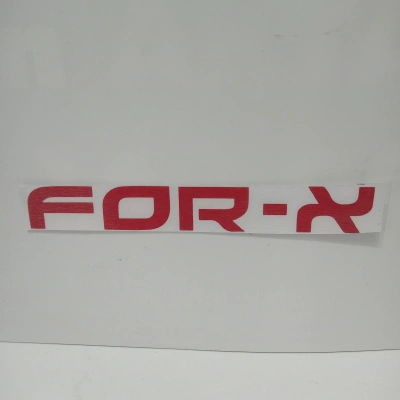 For-x Sticker - For-x Araba Camı Sticker - 3cm x 20cm - For-x Arma Sticker
