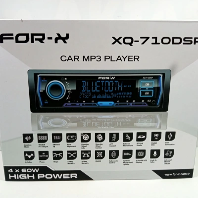 For-x Teyp – For-x XQ-710DSP 4x60w – 8 Kanal 4 Amfi Çıkışlı Tesisat Teybi
