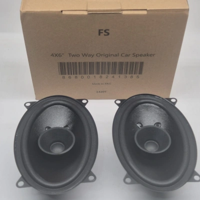 FullSound 4 x 6 Koaksiyel Hoparlör - Renault 4 x 6 Çerçeveli Kapı Hoparlörü - 1 Adet