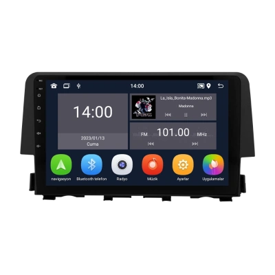Honda Cıvıc FC5 Teyp – Honda FC5 Oem Android Multimedya – Honda CIVIC FC5 Android Double Teyp
