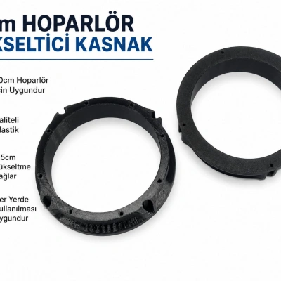 Hoparlör Yükseltici Kasnak 10CM - 10 CM Hoparlör Kasnağı - 2 Adet
