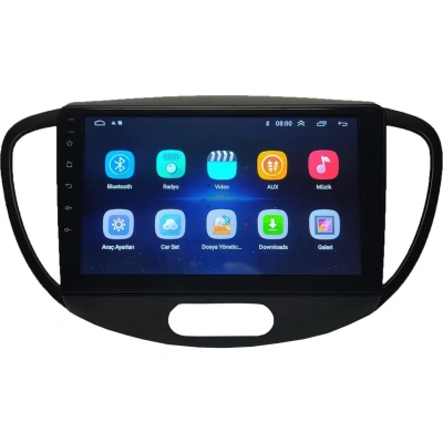 Hyundai İ10 Android Teyp – Hyundai i10 ( 2010 - 2013 ) Oem Android Multimedya – Hyundai İ10 Android Double Teyp