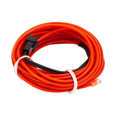 İp Aydınlatma - 5 Metre - Neon Kırmızı - 5 V Usb Adaptörlü - Neon Led İp Aydınlatma