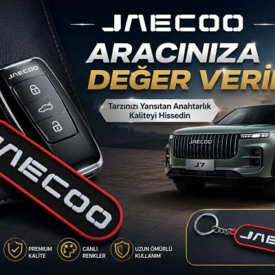 JAECOO Anahtarlık , Jaecoo Logolu Araç Anahtarlık - Jaecoo Araba Anahtarlığı