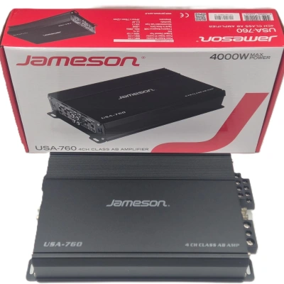 Jameson Amfi - 4000w 4 Kanallı Ses ve Bass Anfisi - Jameson USA-760 Amfi