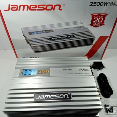 Jameson Amfi - Jameson USA-505A 125RMS x 4 Ses ve Bass Anfisi - Bass Kontrollü
