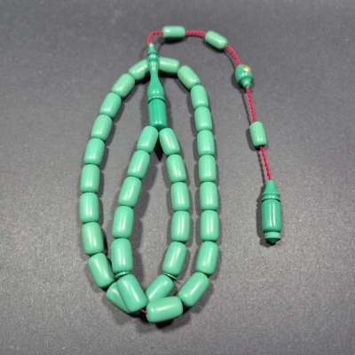 Katalin Tesbih , Usta İşçilikli Eski Bowling Topu Katalin Tesbih , Yeşil Eski Katalin Tespih