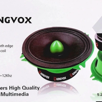 Kingvox 13cm Midrange - 700w Kurşun Göbek , Kingvox KV-1313 Midrange Hoparlör 13cm