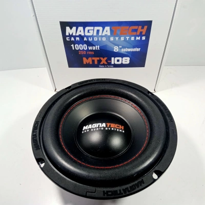 Magnatech 20cm Bass – 1000w 250RMS Magnatech Subwoofer 20cm Bufur