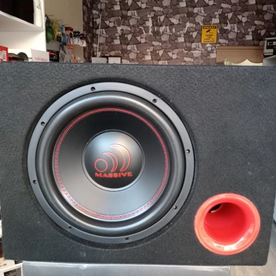 Massive 30cm Kabinli Bass - 600w 300RMS Massive Subwoofer 30cm