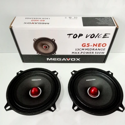 Megavox 13cm Neo Midrange - 500w 100RMS - Neo Mıknatıs - Kurşun Göbek