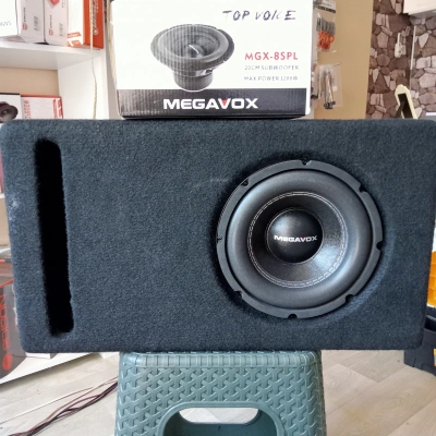 Megavox 20cm Kabin Bass - Megavox MGX-8SPL 1200w 200Rms Subwoofer