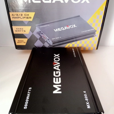 Megavox Amfi - 5000w 4 Kanall Ses ve Bass Anfisi