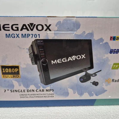 Megavox İnce Kasa Double Teyp - Megavox Aşağı Yukarı Ayarlanan Ekranlı Tofaş Teyp - Park Kameralı