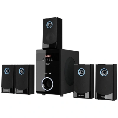 Mikado MD-813BT 5+1 Sinema Ses Sistemi , Usb+Sd+Fm Destekli Multimedia Bluetoothlu 5 + 1 Ev Sinema Sistemi