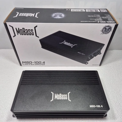 Mobass 4 Kanal Amfi – 4 x 100 RMS Ses ve Bass Amfisi – Mobass MBD-100.4 Oto Anfi