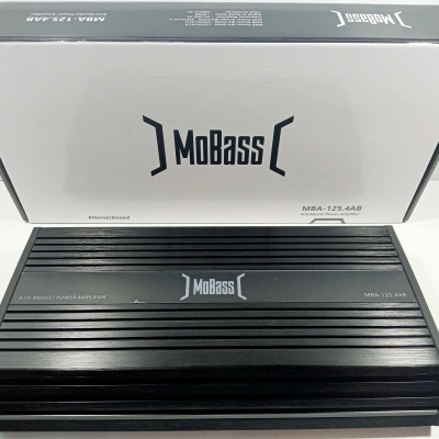 Mobass Amfi – 4 x 125 RMS Ses ve Bass Amfisi – Mobass MB-125.4 AB Class Oto Anfi