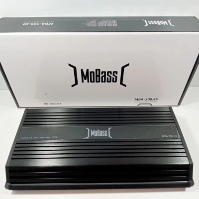 Mobass Amfi – 4 x 300 RMS Ses ve Bass Amfisi – Mobass MBA-300.4D Dijital Oto Anfi