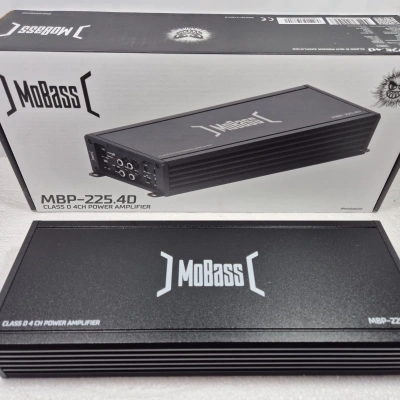 Mobass Amfi - Mobass MBP-225.4D 4 Kanal Ses ve Bass Anfisi - 230 Rms x 4 Oto Anfi