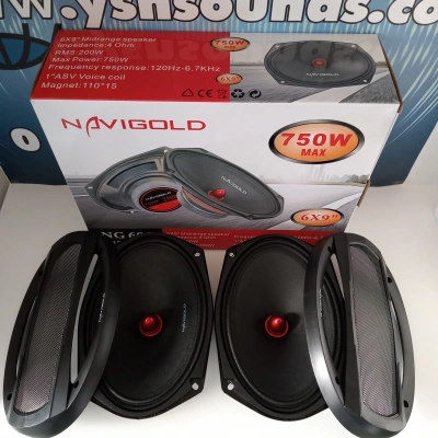 Navigold Oval Midrange - 750w 200Rms Oval Midrange