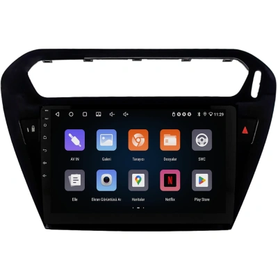 Peugeot 301 Teyp – Peugeot 301 ( 2014+ ) Oem Android Multimedya – Peugeot 301 Android Double Teyp